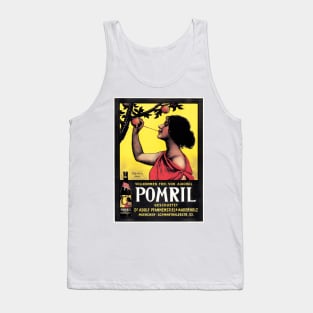 Pomril Fresh Apple Soda Beverage Vintage Deutsche Advertisement Tank Top